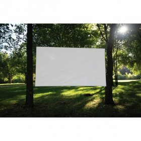 Ozark Trail Outdoor Shade Wall/Projector Screen Canopy Accessory, White 87.2in. x 49in.-Straight Leg Canopy