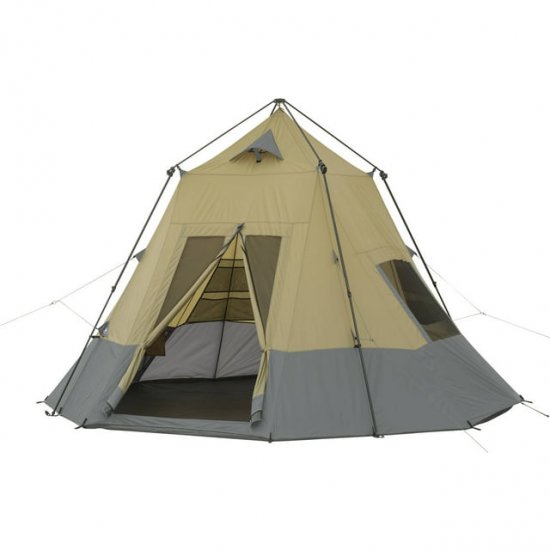 Ozark Trail 12\' x 12\' Instant Tepee Tent, Sleeps 7, 21.98 lbs