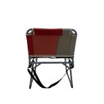 Ozark Trail Anywhere Stadium Seat, Red and Grey, Adult