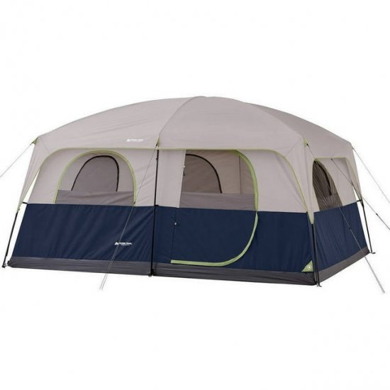 Ozark Trail 14\' x 10\' Family Cabin Tent, Sleeps 10, 13.5 lbs