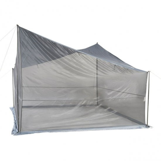 Ozark Trail Tarp Shelter, 9\' x 9\' with UV Protection and Roll-up Screen Walls