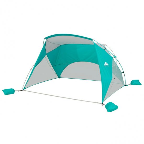 Ozark Trail Sun Shelter Beach Tent, 8\' x 6\' with UV Protectant Coating