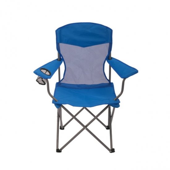 Ozark Trail Basic Adult Mesh Chair, Blue